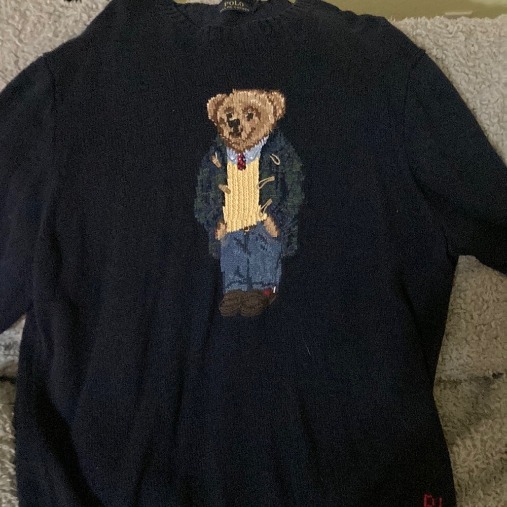 Polo bear men’s sweater men’s 3xlt preppy bear